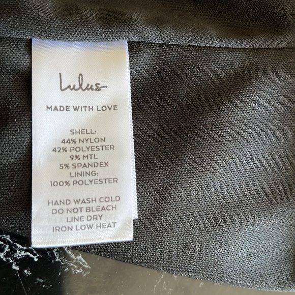 🖤🤍Lulus Silver Sequin Sparkle Party Dress- Women- M-Black- NWT - Picture 16 of 16